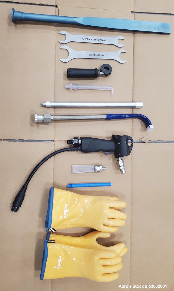 Used Cold Jet PCS 60 Dry Ice Blaster.  Blast Medium 3 mm dry ice pellets.