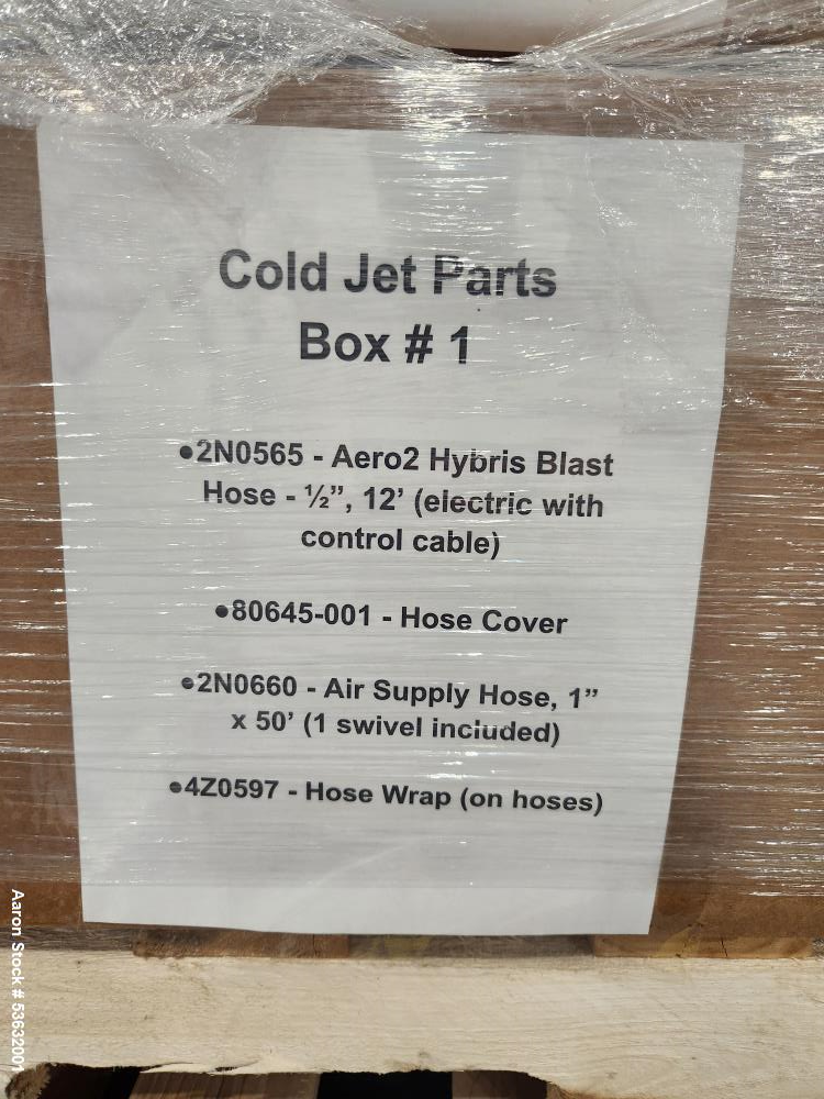 Used Cold Jet PCS 60 Dry Ice Blaster.  Blast Medium 3 mm dry ice pellets.