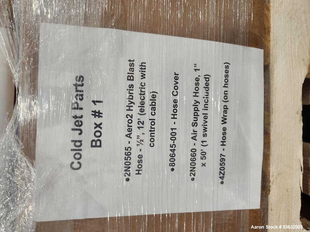 Used Cold Jet PCS 60 Dry Ice Blaster | 60 lb Hopper | Variable Particle Size Control | 3 mm Pellets | Built 2023