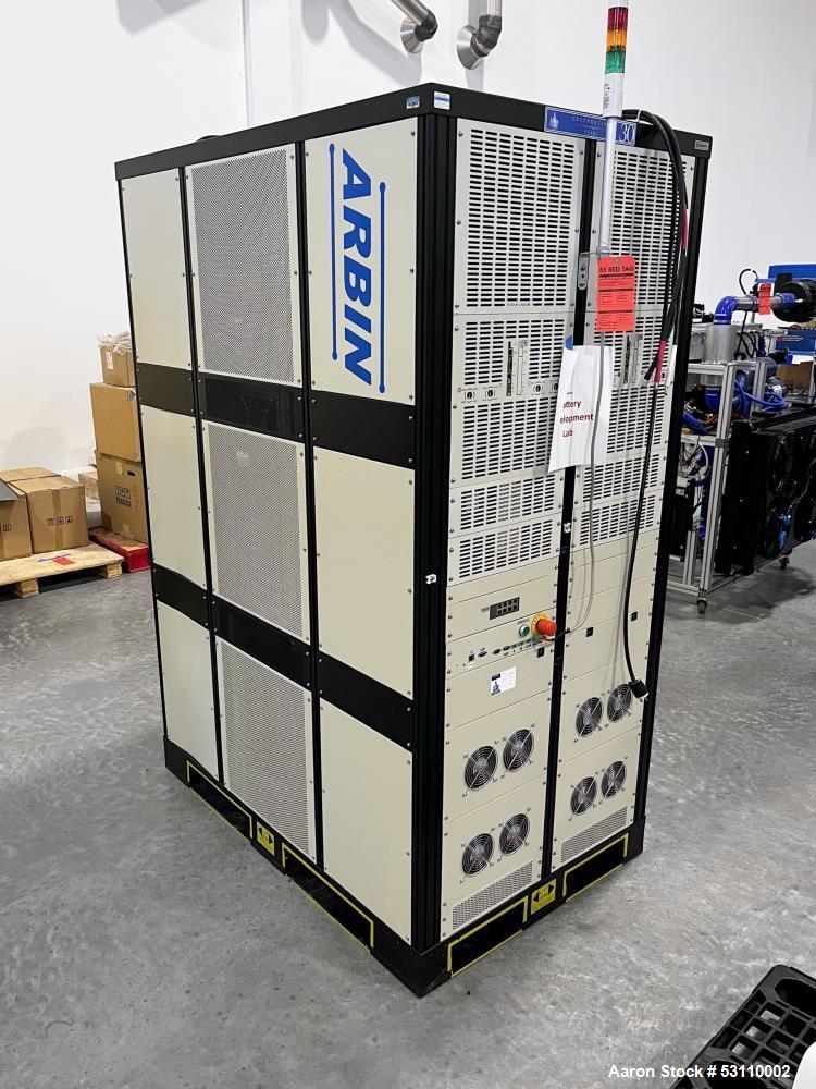 Unused- Arbin Regenerative Battery Testing System, Model RBT3202. 3/50/60/480 Volt, 98 amp, 81000 VA. Number of Channels: 2 ...