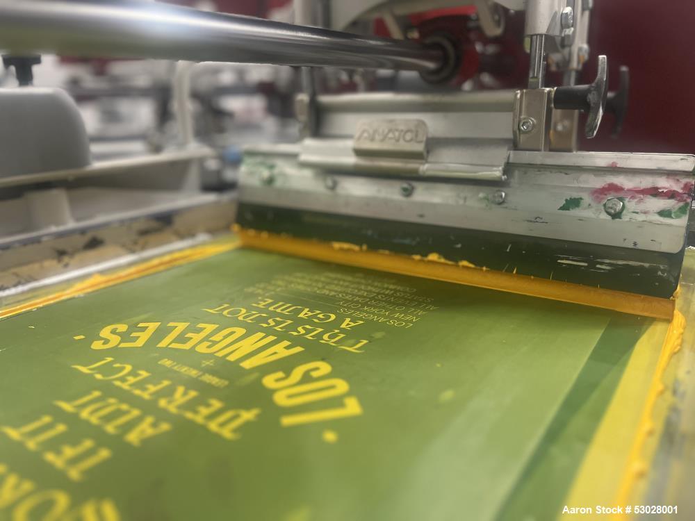 Used Anatol Volt Automatic Screen Printing Machine