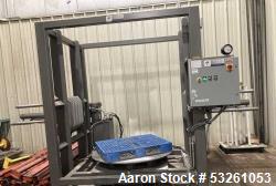 Used National Bulk Equipment Model 49-7SP-BBD Bulk Bag Deblocking System with Hydraulic Rams & Automated Turntable