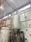 Used Bulk Salt Receiving System – 304 SS Silo, 45,000 lb Capacity, Dehumidifier, Blower, Rotary Valves – Year 2020