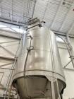 Used Bulk Salt Receiving System – 304 SS Silo, 45,000 lb Capacity, Dehumidifier, Blower, Rotary Valves – Year 2020