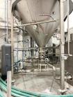 Used Bulk Salt Receiving System – 304 SS Silo, 45,000 lb Capacity, Dehumidifier, Blower, Rotary Valves – Year 2020