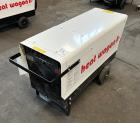 Used Heat Wagon 60E Portable Electric Salamander Heater, Model P6000. 204,700 Max BTU Heat Output. 3 Heat settings: 24kW (81,864 btuH), 48kW (163,728 btuH), 60kW (204,700 btuH). 3/60/480v, 1800 CFM. ...