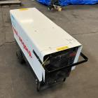 Used Heat Wagon 60E Portable Electric Salamander Heater, Model P6000. 204,700 Max BTU Heat Output. 3 Heat settings: 24kW (81,864 btuH), 48kW (163,728 btuH), 60kW (204,700 btuH). 3/60/480v, 1800 CFM. ...