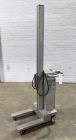 Used Packline Compac Platform Attachment Stainless Steel Portable Lift. Approximate capacity 275 Pounds. Approximate 80
