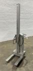 Used Packline Compac Platform Attachment Stainless Steel Portable Lift. Approximate capacity 275 Pounds. Approximate 80
