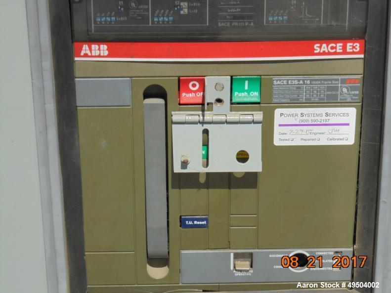 Used 800 KW / 1000 HP Natural Gas 12 Cylinder Engine with Generator.