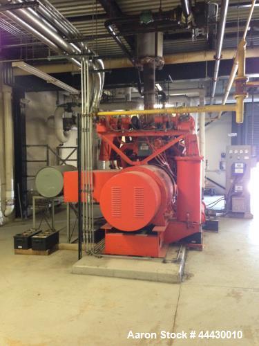 Used Waukesha 1300 kW standby (1180 kW peak shave or 1050 kW continious) natural gas generator set, Model L7042GSID SN-C-93775/1 Enginator Package. 3/60/277/480V. 1200 RPM engine rated 1834 HP. Inclu...