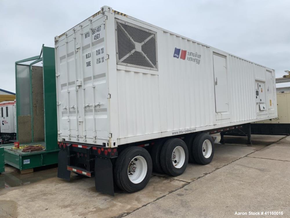 Used MTU 1000 KW (1250 KVA) Tier 2 Diesel Generator Set