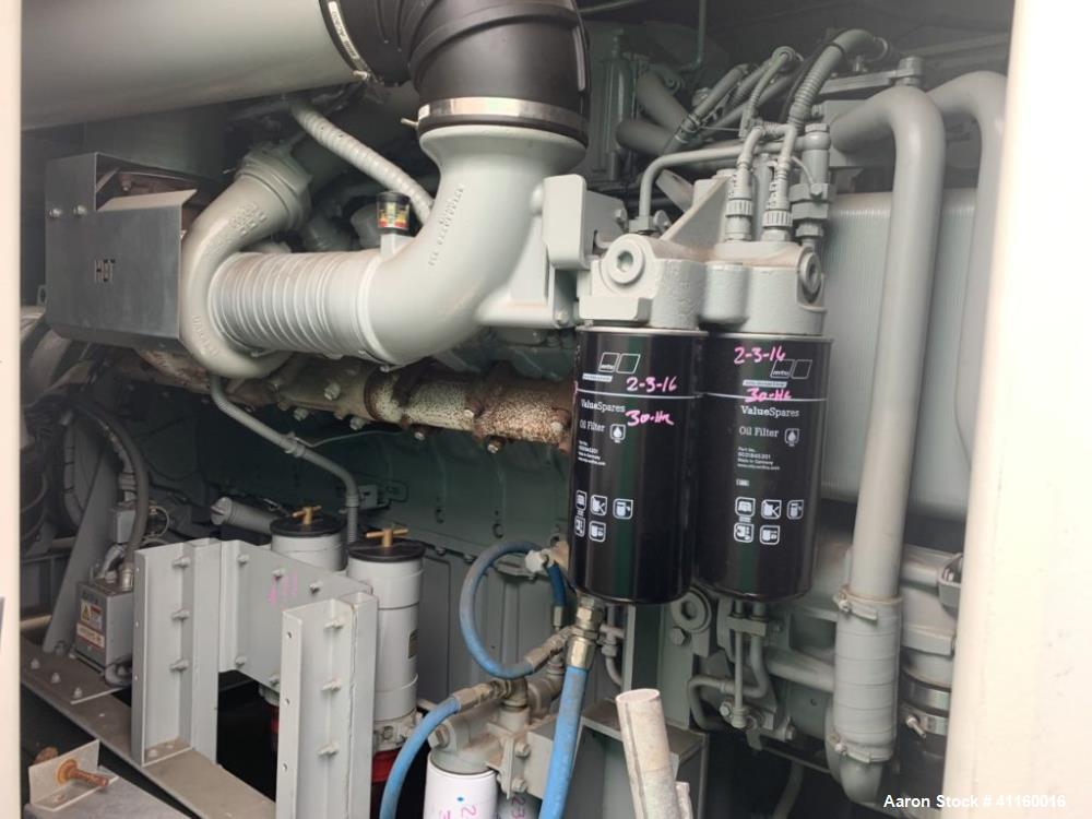 Used MTU 1000 KW (1250 KVA) Tier 2 Diesel Generator Set