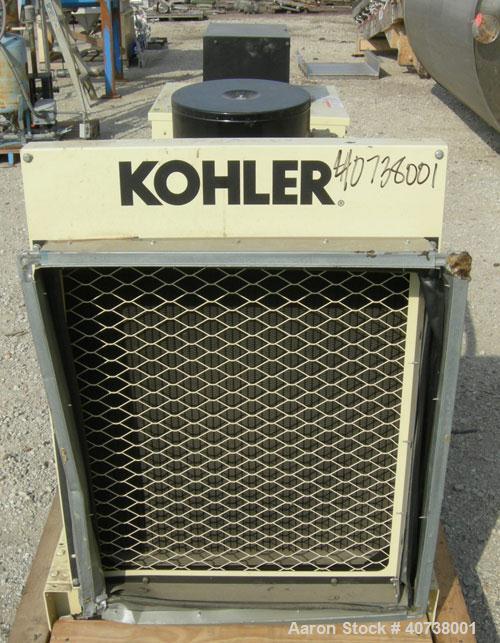 Used Kohler 60 kW natural gas standby generator, model 70RZ. Spec #PA-187255. 3/60/277-480V. Ford V8 engine, model LSG-875I-6005A. Includes a Kohler transfer switch, model K-168341-0225. 84 hours on ...