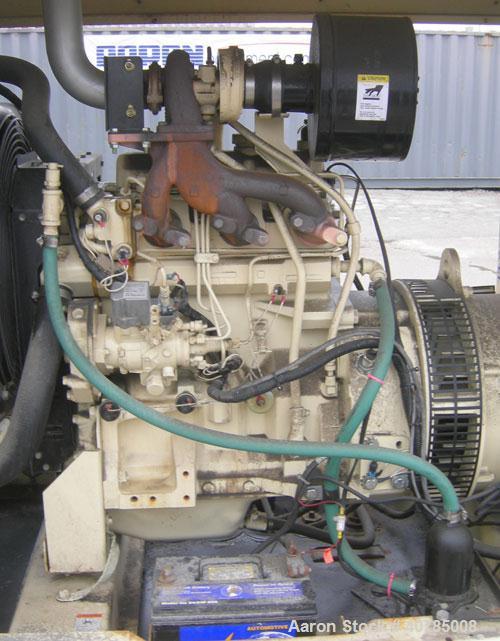 Used Kohler 40 kW Fast-Response II Diesel generator set. Model 40REOZJB, serial #0764825. John Deere engine SN-PE3029T266713. Alternator model 4Q10, 1/60/120/240V. 175 amp main-line circuit breaker. ...