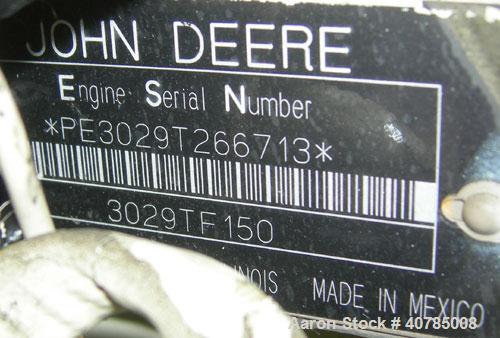Used Kohler 40 kW Fast-Response II Diesel generator set. Model 40REOZJB, serial #0764825. John Deere engine SN-PE3029T266713. Alternator model 4Q10, 1/60/120/240V. 175 amp main-line circuit breaker. ...