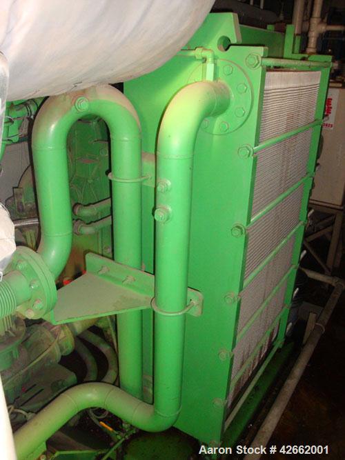 Used Jenbacher Diane 5MW Cogen plant consisting of; (2) Jenbacher - 20 cylinder, 4000HP., NG fired, 1500 RPM engine, with 1800 RPM speed increaser gearboxes; each with Kato 2.5 MW, 3/60/4160V,432A, 1...