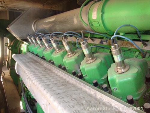 Used Jenbacher Diane 5MW Cogen plant consisting of; (2) Jenbacher - 20 cylinder, 4000HP., NG fired, 1500 RPM engine, with 1800 RPM speed increaser gearboxes; each with Kato 2.5 MW, 3/60/4160V,432A, 1...