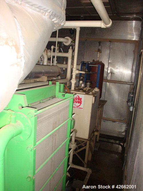 Used Jenbacher Diane 5MW Cogen plant consisting of; (2) Jenbacher - 20 cylinder, 4000HP., NG fired, 1500 RPM engine, with 1800 RPM speed increaser gearboxes; each with Kato 2.5 MW, 3/60/4160V,432A, 1...
