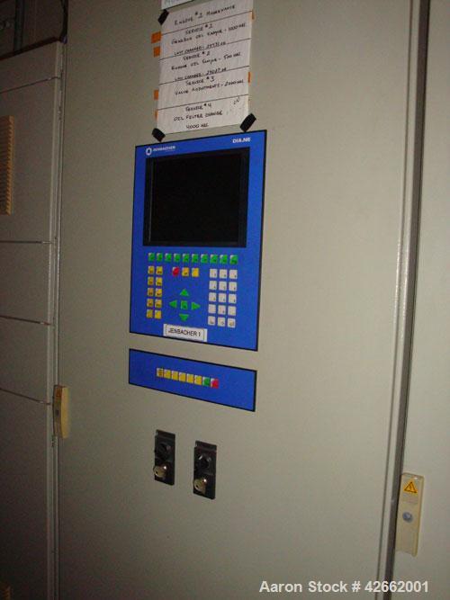 Used Jenbacher Diane 5MW Cogen plant consisting of; (2) Jenbacher - 20 cylinder, 4000HP., NG fired, 1500 RPM engine, with 1800 RPM speed increaser gearboxes; each with Kato 2.5 MW, 3/60/4160V,432A, 1...
