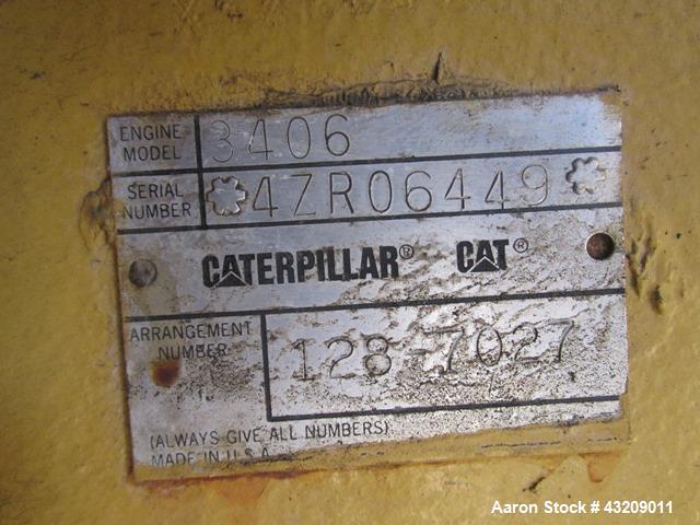 Used Caterpillar 300 kW diesel generator. CAT 3406 engine