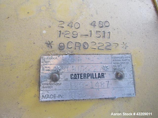 Used Caterpillar 300 kW diesel generator. CAT 3406 engine