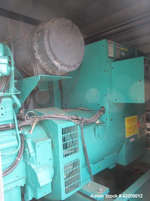 Used Cummins 350 kW standby diesel generator model DFCC. Cummins NTA-855-G3