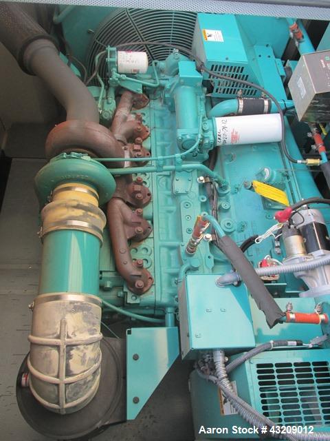 Used Cummins 350 kW standby diesel generator model DFCC. Cummins NTA-855-G3