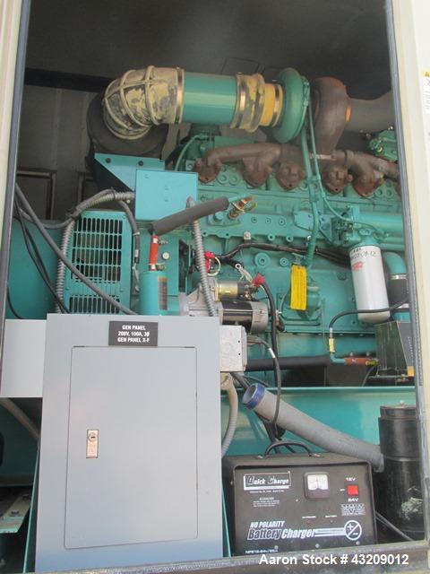 Used Cummins 350 kW standby diesel generator model DFCC. Cummins NTA-855-G3