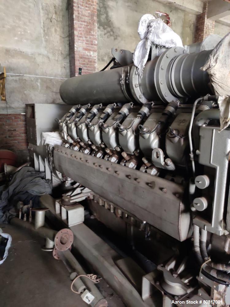Used MTU Friedrichshafen GmbH 1550kW Gas Generator Set