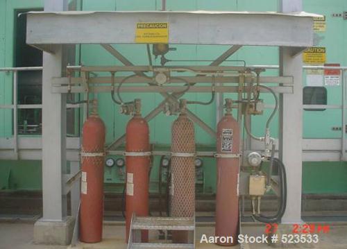 USED: Alstom Tornado 5.1 mw gas turbine generator set, 3/60/4160V. Kato generator. 11,299 btu/kwh (lhv). 11,085 rpm speed. The package includes the following auxiliary equipment: natural gas treatmen...