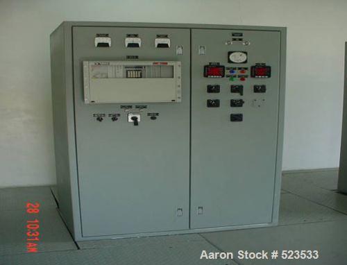 USED: Alstom Tornado 5.1 mw gas turbine generator set, 3/60/4160V. Kato generator. 11,299 btu/kwh (lhv). 11,085 rpm speed. The package includes the following auxiliary equipment: natural gas treatmen...