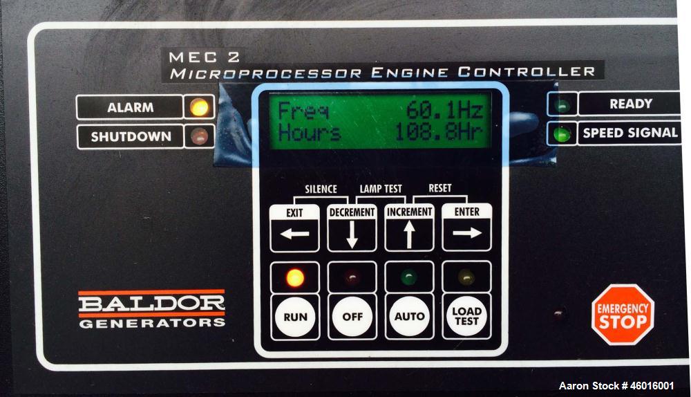 Used Baldor / Cummins 250 kW Standby Natural Gas Generator Set