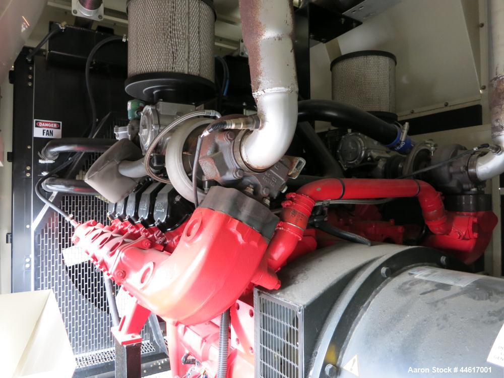 Used Baldor 332 kW standby (300 kW prime) natural gas generator set, model 1GLC350-2N, SN-P1008160005. NGE 18.3L engine model D183L rated 503 HP at 1800 RPM, 10.5:1 compression ratio, EPA Emissions C...