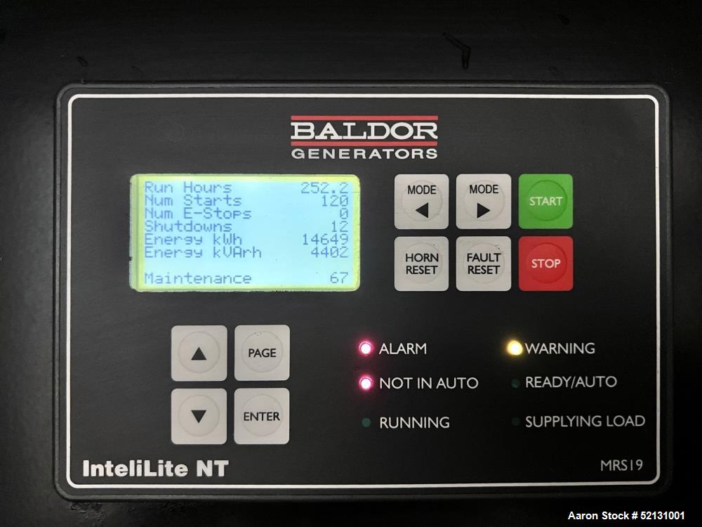 Baldor Industries 180 KW Diesel Standby Power Generator