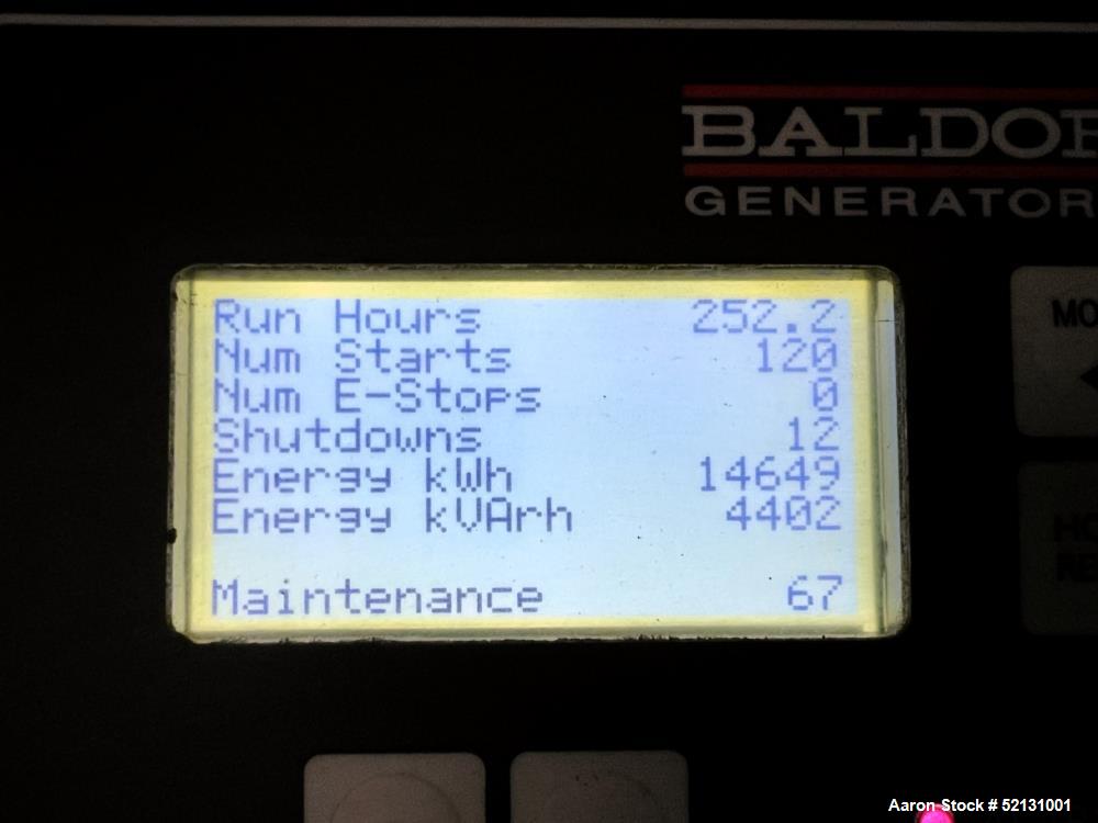 Baldor Industries 180 KW Diesel Standby Power Generator