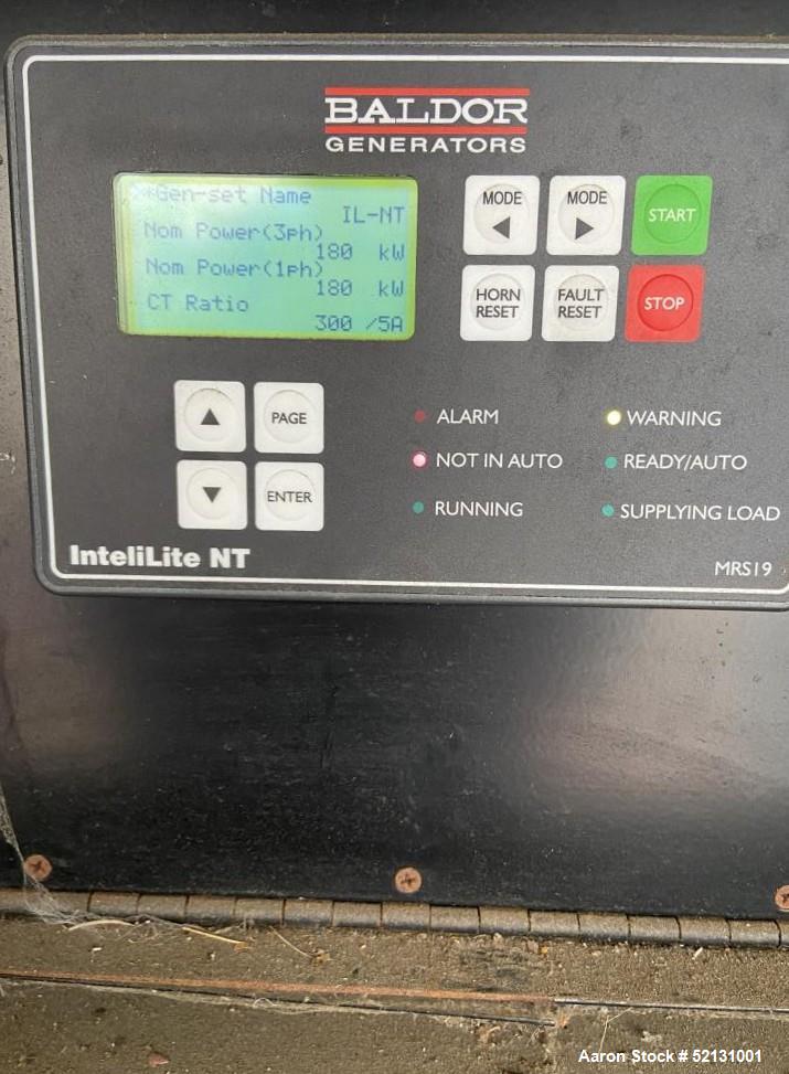 Baldor Industries 180 KW Diesel Standby Power Generator