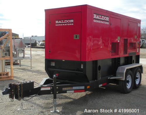 Used Baldor Model TS250T Mobile 200kW Standby Rated/182kW Continuous Rated Diesel Generator Set. John Deere diesel engine model 6068HF475 rated 314 hp @ 1800 rpm, 6 cylinder turbocharged air cooled, ...