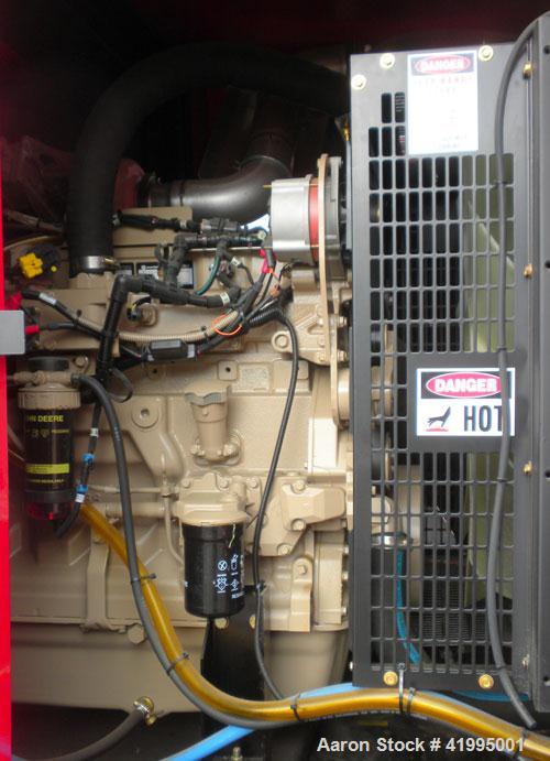 Used Baldor Model TS250T Mobile 200kW Standby Rated/182kW Continuous Rated Diesel Generator Set. John Deere diesel engine model 6068HF475 rated 314 hp @ 1800 rpm, 6 cylinder turbocharged air cooled, ...