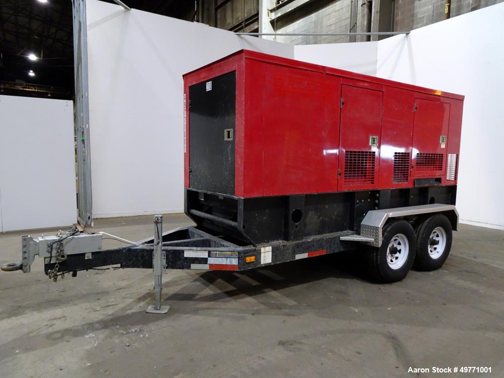 Used Baldor Trailer Mounted Diesel Powered Generator, 200 KW / 250 KVA.