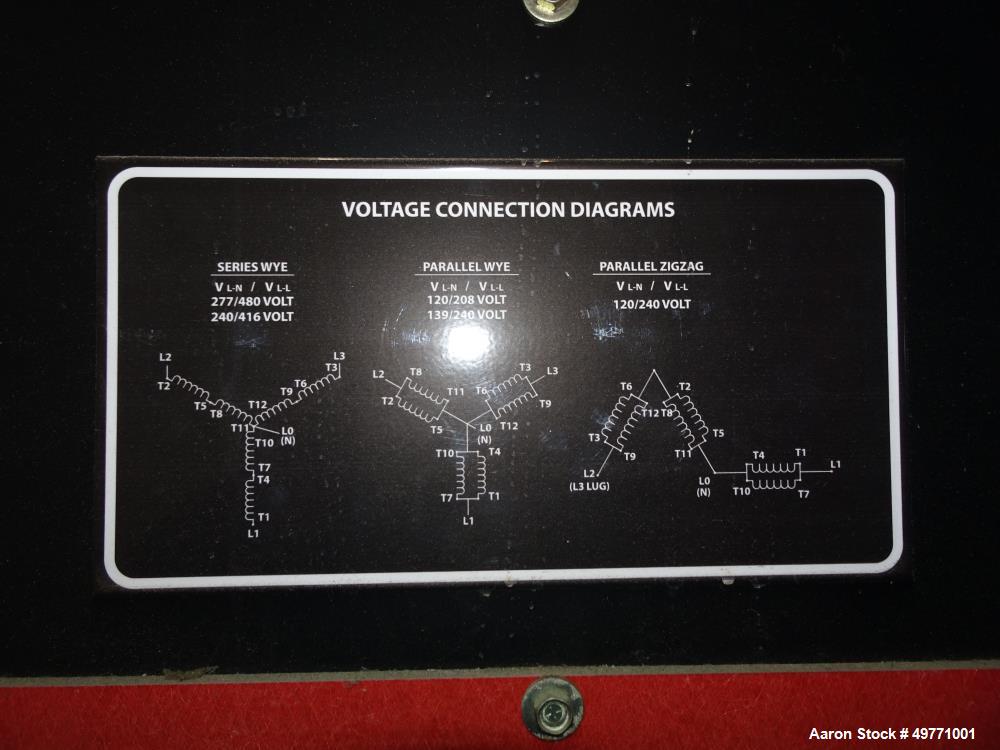 Used Baldor Trailer Mounted Diesel Powered Generator, 200 KW / 250 KVA.
