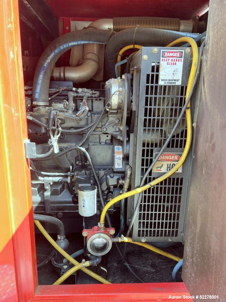 Used Baldor 200 kW Standby (180 kW prime) Rental Grade Portable Diesel Generator Set, model TS250T, SN-P1110270012. John Deere 6068HF475 engine rated 314 HP at 1800 RPM, SN-PE6068L114688, EPA tier 3 ...