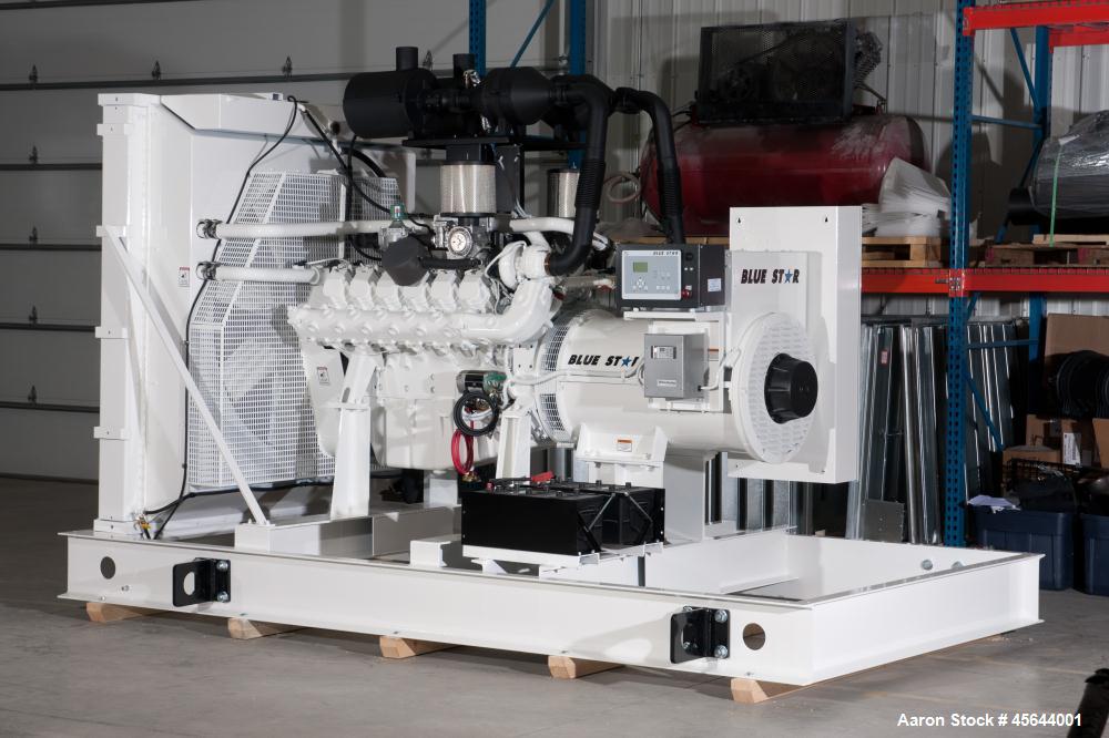 New- Blue Star Power Systems 425 kW Standby Natural Gas Generator Set, SN-A6100