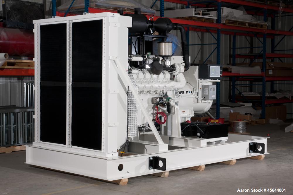 New- Blue Star Power Systems 425 kW Standby Natural Gas Generator Set, SN-A6100
