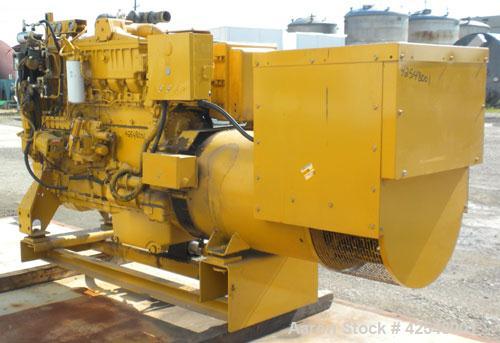 Used- Cat 357 kW Diesel Generator Set. Caterpillar model 3406 DITA engine rated 587 hp @ 1800 rpm, serial #4ZR01326. 3/60/27...