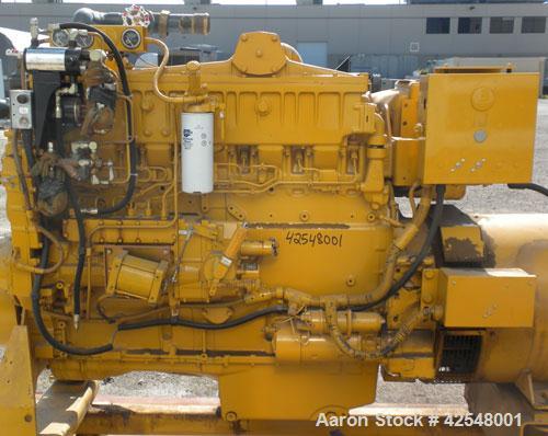 Used Cat 357 kW Diesel Generator Set. Caterpillar model 3406 DITA engine rated 587 hp @ 1800 rpm, serial #4ZR01326. 3/60/277/480V SR4B generator, serial #9DR01206, currently set up for 208V and can b...