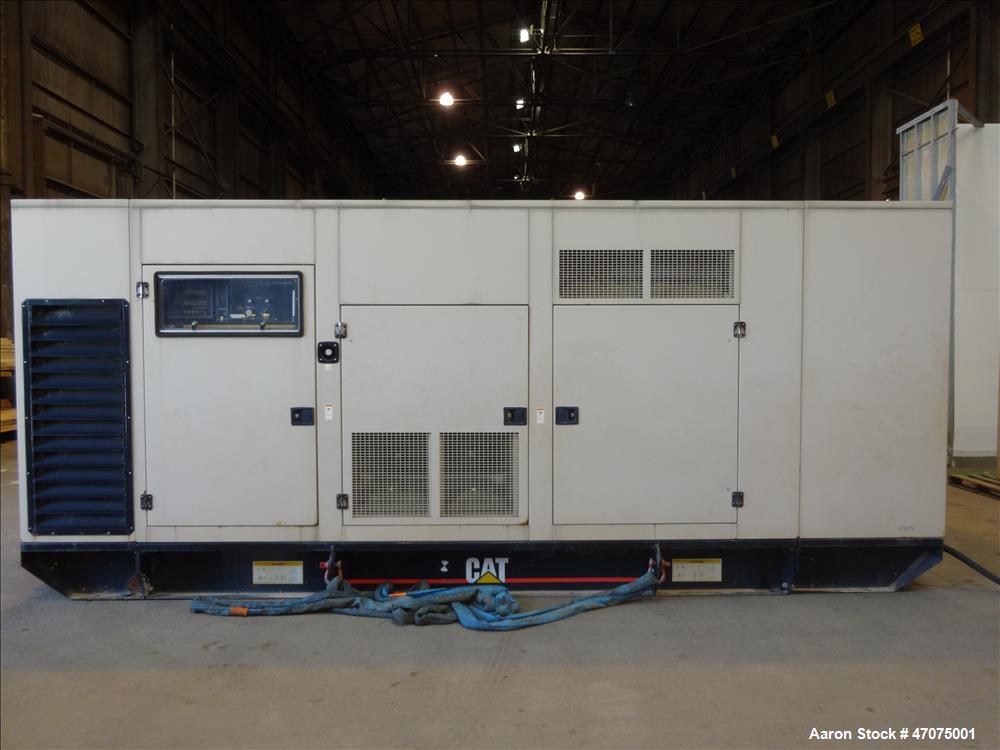 Used CAT 3412 engine. Caterpillar 750 kW  diesel generator.