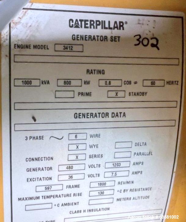 CAT 800kW Diesel Generator Set