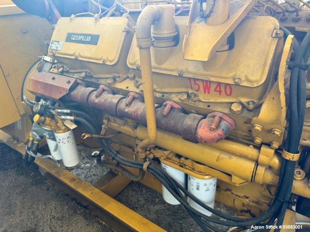 Used Caterpillar 475 kW Diesel Generator Set. CAT 3412. 594 KVA. SERIAL # 81Z09374.