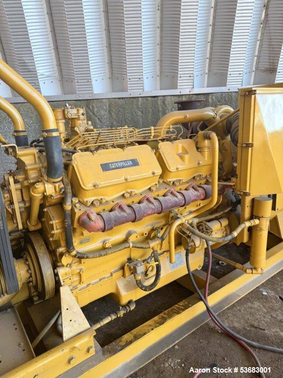 Used Caterpillar 475 kW Diesel Generator Set. CAT 3412. 594 KVA. SERIAL # 81Z09374.